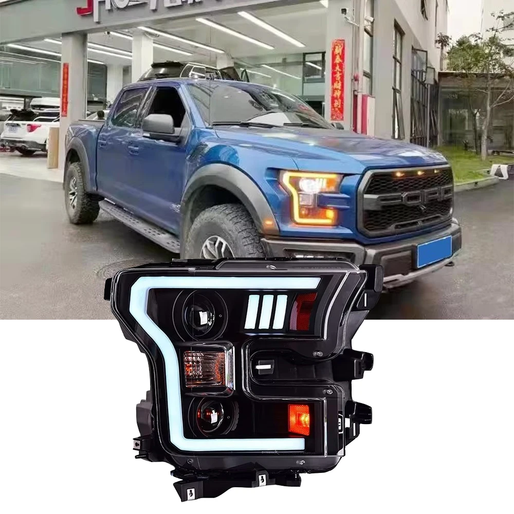 

Горячая продажа автомобильных фар для Ford F150 2015-2020 модификация сборки фар