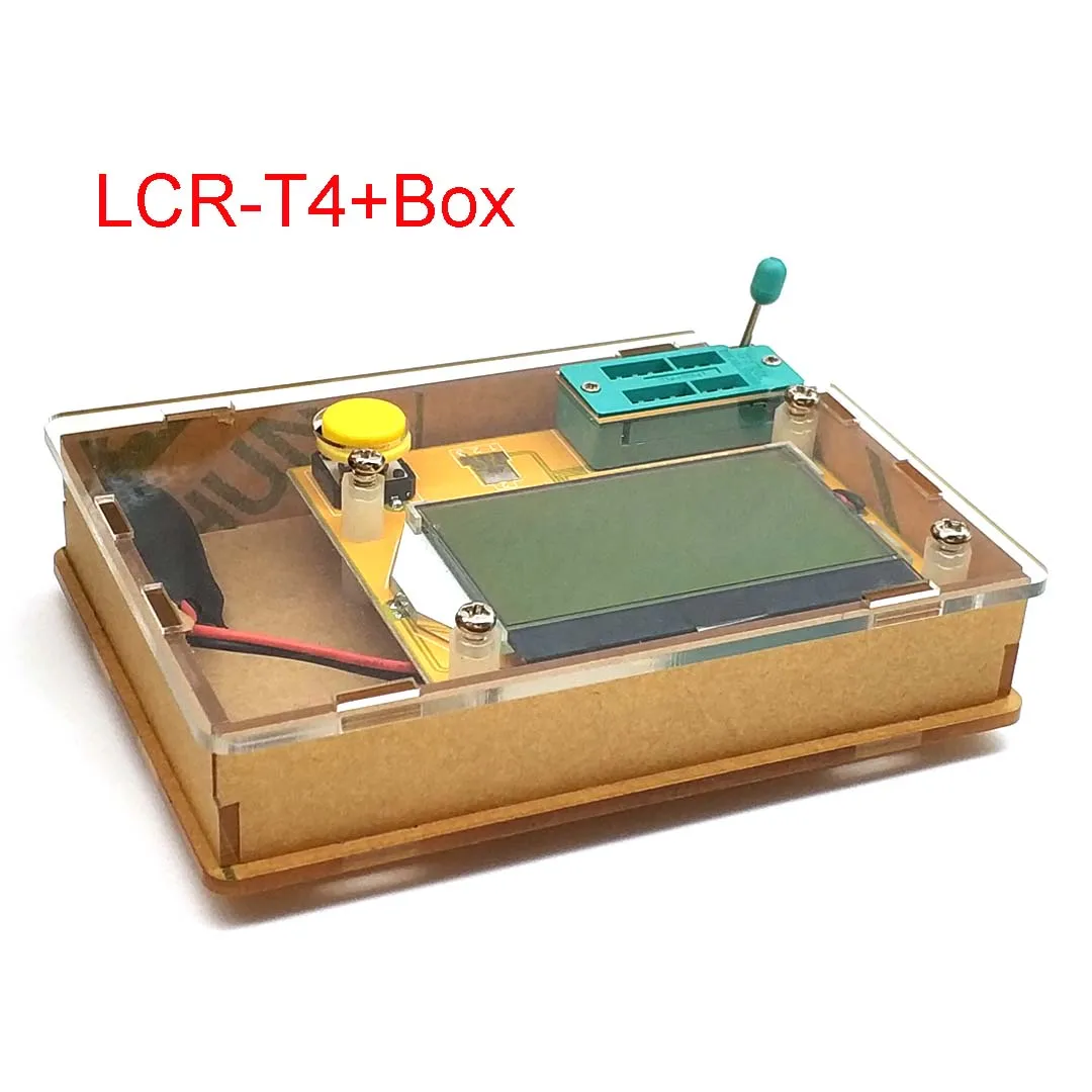 คุณภาพสูงใหม่เอี่ยม LCR-T4 ESR Meter ตัวตรวจสอบทรานซิสเตอร์ Diode Triode Capacitance SCR Inductance
