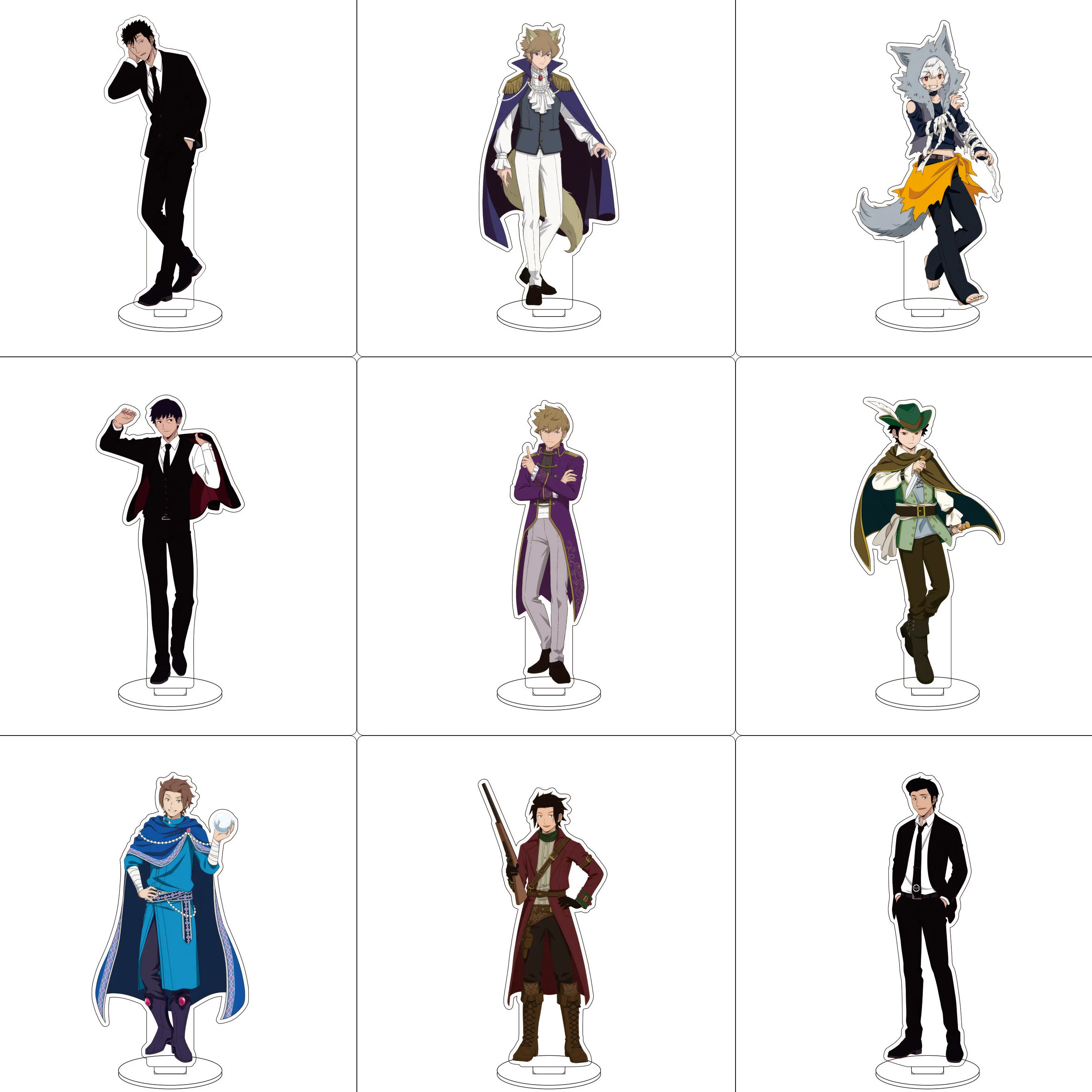 16CM Anime World Trigger Cosplay acrílico soporte adornos Masamune Kido Shinji Orita Tsukihiko Amo figura soporte regalos de Halloween