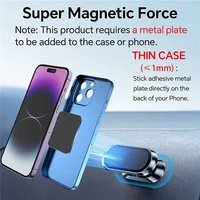 Nouveau support de téléphone magnétique pour voiture pour iPhone 15 14 13 12 11 Samsung Redmi support de téléphone portable support de montage magnétique dans la voiture 3