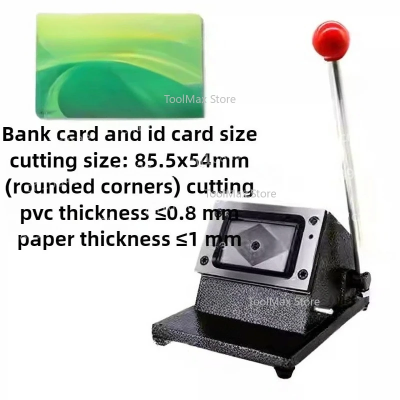 R3 زاوية مستديرة بولي كلوريد الفينيل بطاقة الأعمال شهادة رخصة القيادة آلة قطع بطاقات الصور قطع الورق 88X60
