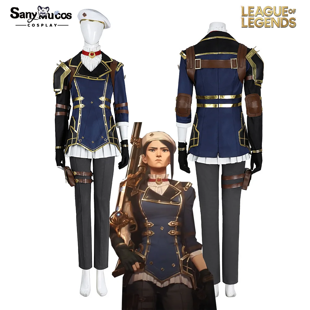 

SanyMuCos Collab Series：Caitlyn Cosplay League of Legends/LOL Arcane Season 2 Caitlyn Cosplay Costume Halloween Costume