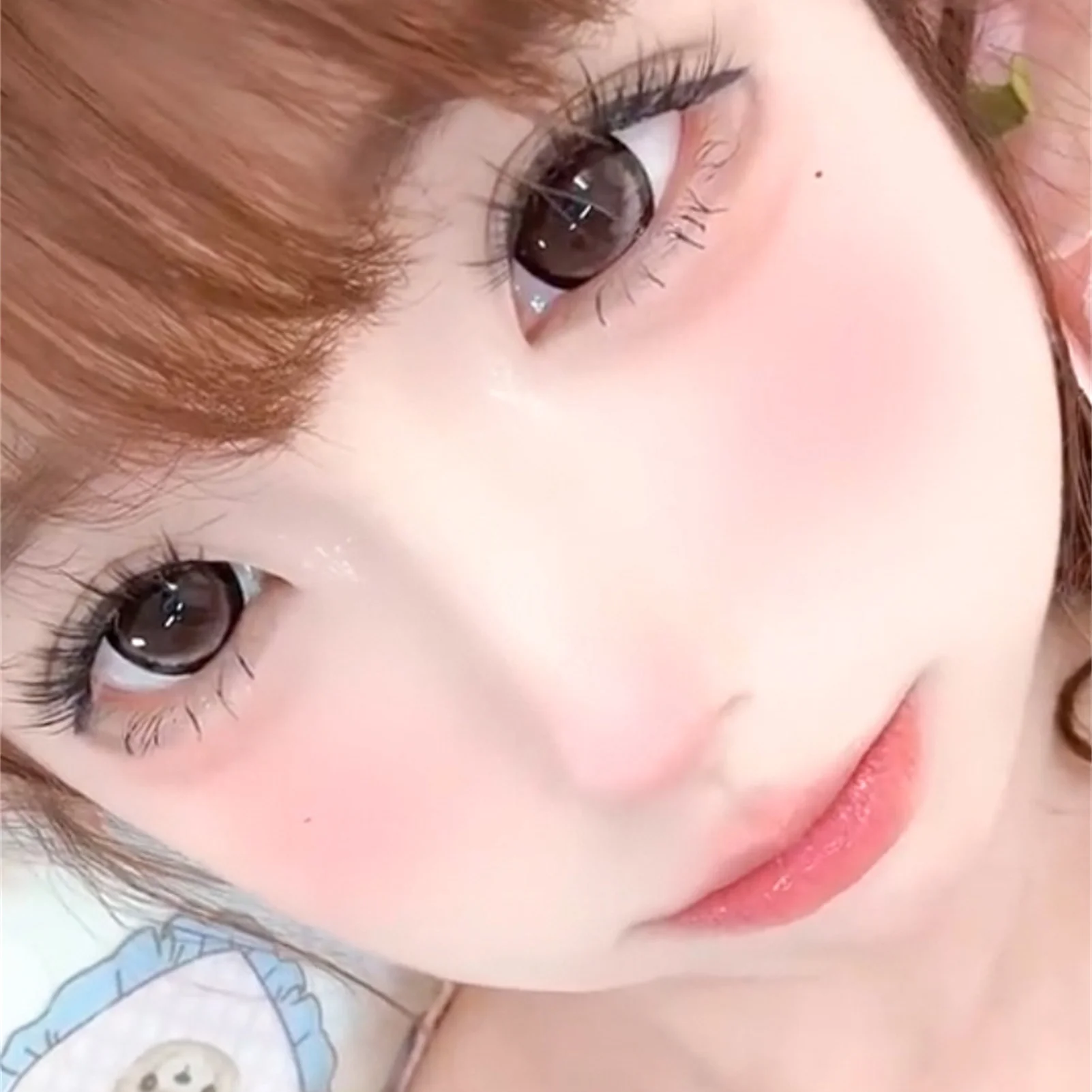 مانغا الرموش الصناعية قطاع 5 أزواج رموش يومية سوداء مع مادة الألياف للعين مختلط طول C حليقة صالون لاش ماكياج