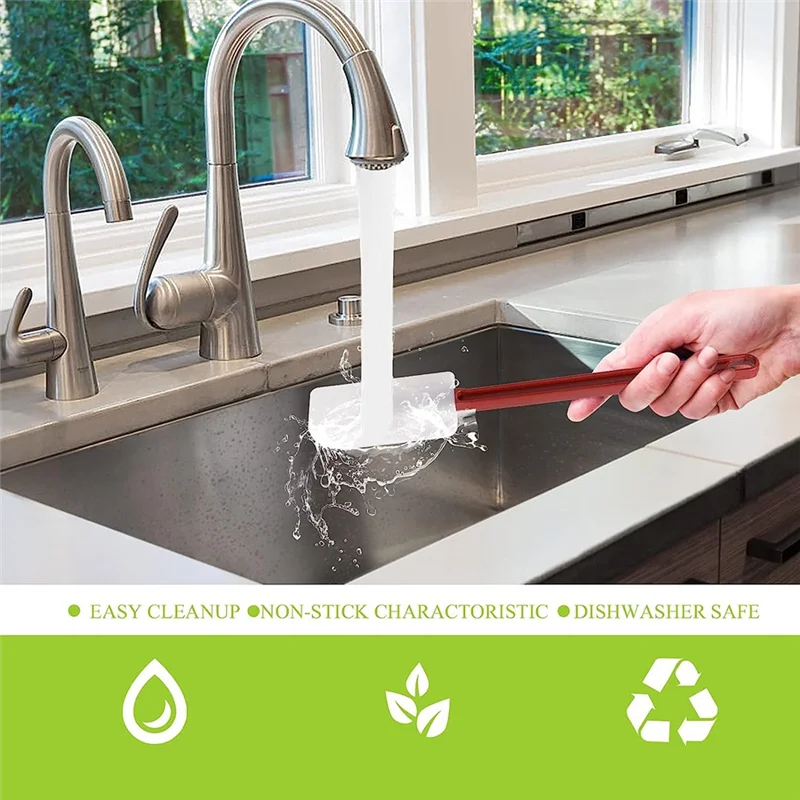 Силиконовая лопатка, коммерческая лопаточка, термостойкая силиконовая лопаточка, можно мыть в посудомоечной машине, для смешивания, жарки