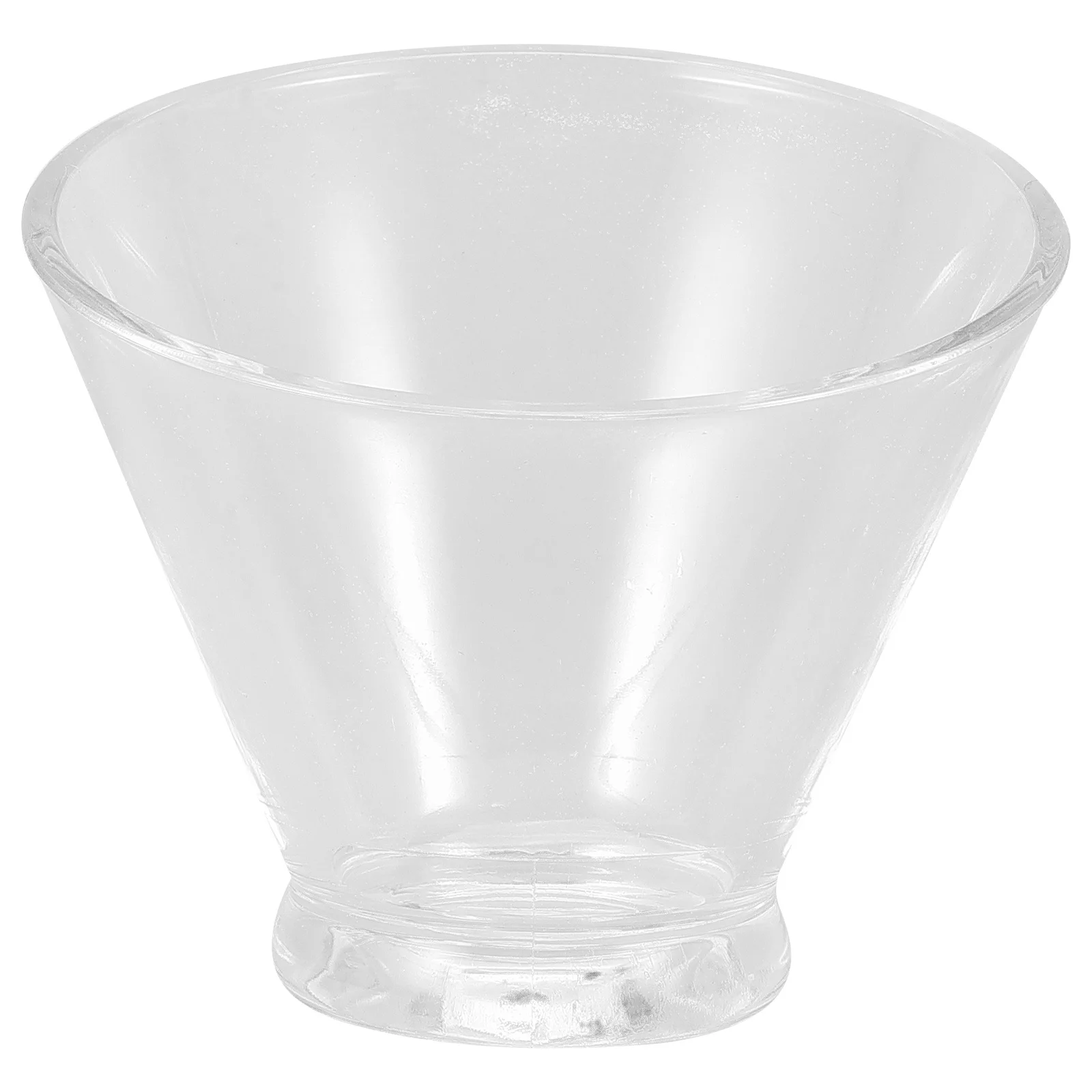 

Clear Acrylic Bowl 13.5Cm Crack Resistant Lightweight Transparent Salad Dessert Fruit Vegetable Serving Container For