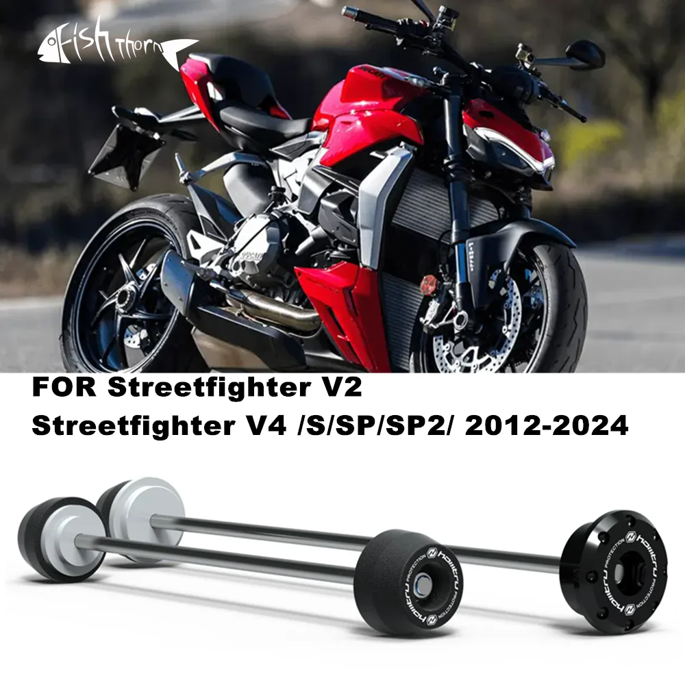 

Для Ducati Streetfighter V2 Streetfighter V4 / S / SP / SP2 / 2012-2024 мотоциклетные передние и задние оси вилочные слайдеры