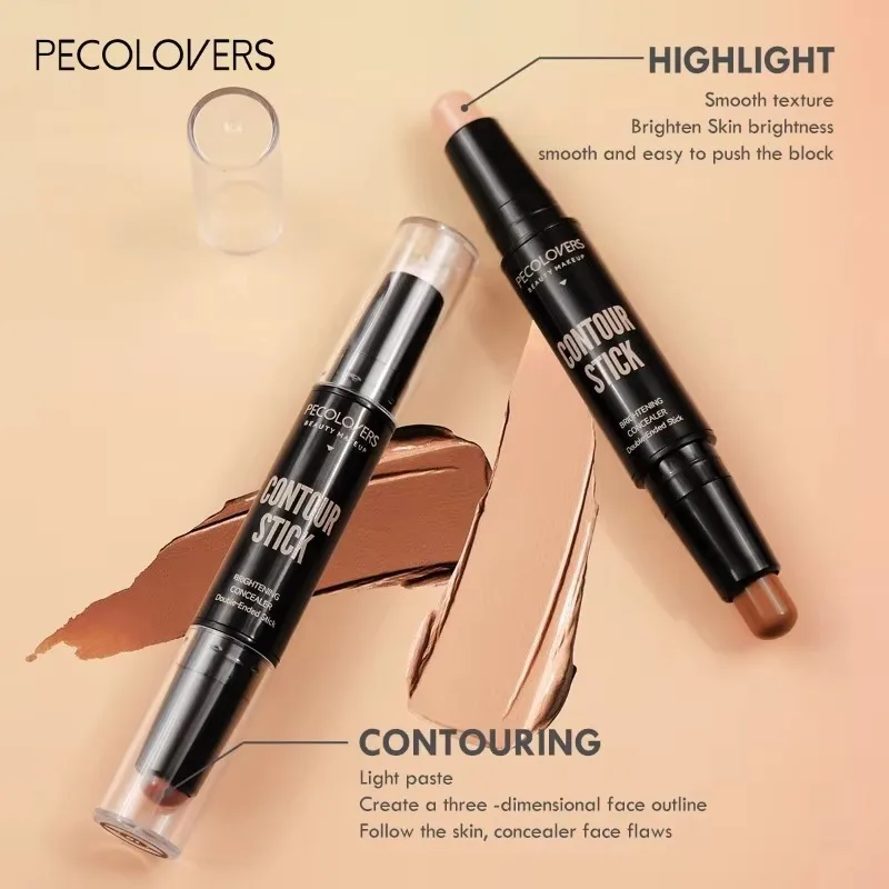 Waterproof and Sweat Resistant, Face Contour Stick and Concealer Waterproof and Sweat Resistant, Face Contouring Stick