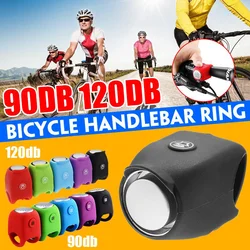 Bocina para manillar de bicicleta, claxon resistente al agua y a la lluvia, 3 sonidos, accesorios para patinete eléctrico y plegable, 90DB