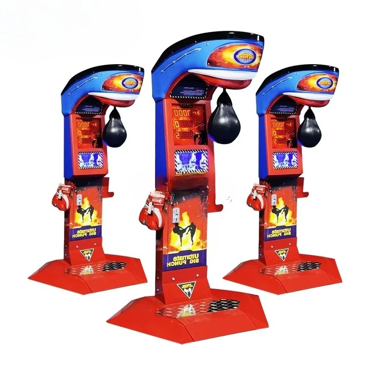 Coin Operated Hard Hitter Boxing Punching Machines Maquina De  Ultimate Big Punch Boxing Game Machine Dragon Punch Machine