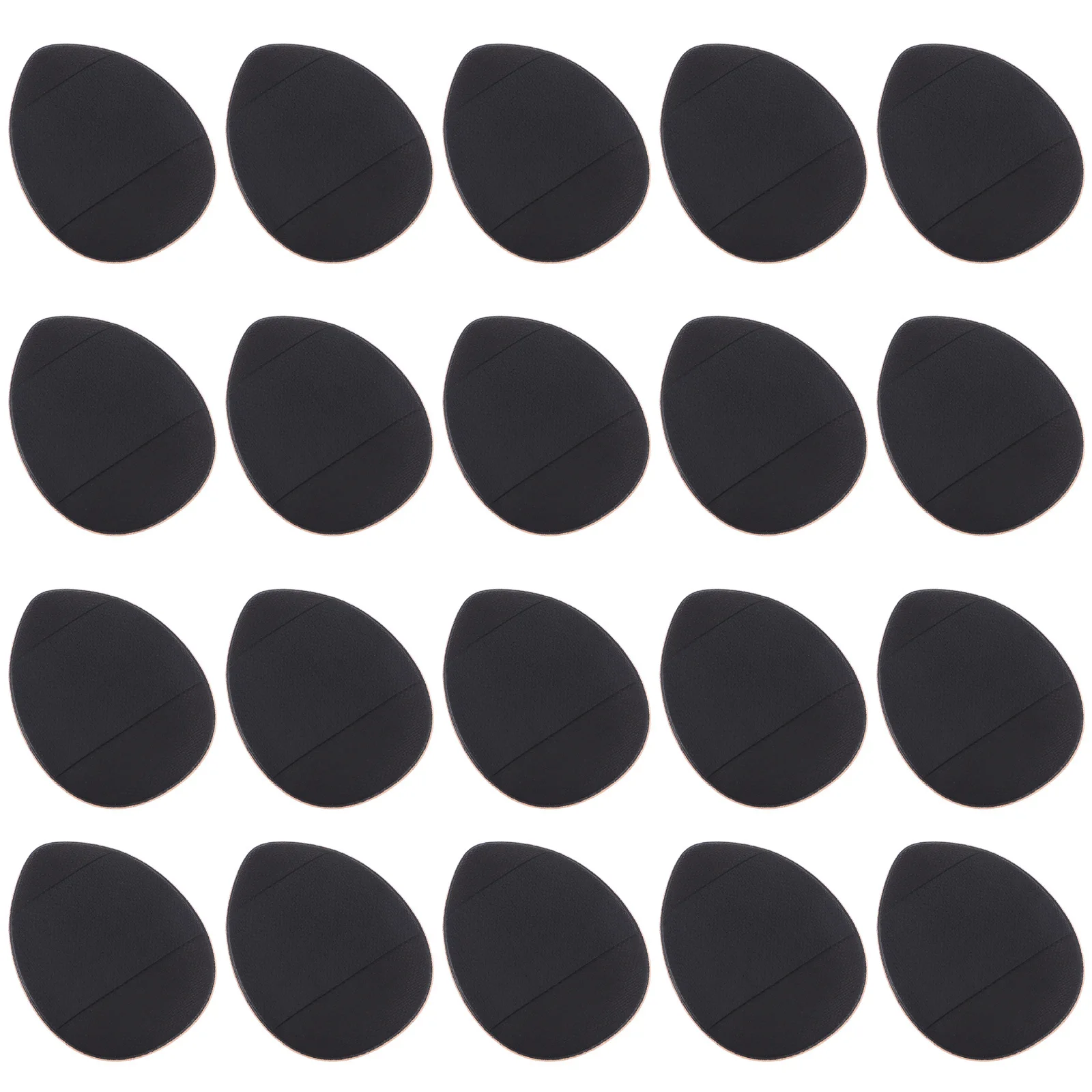 20 piezas Mini esponja de maquillaje en polvo, cómoda y agradable para la piel, fácil de usar, corrector de ala de nariz, detalles faciales, cubierta, tamaño rápido y compacto