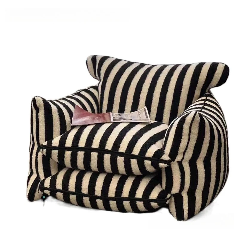 

Dopamine Internet celebrities ins creative striped lazy sofa living room family tatami recliner simple