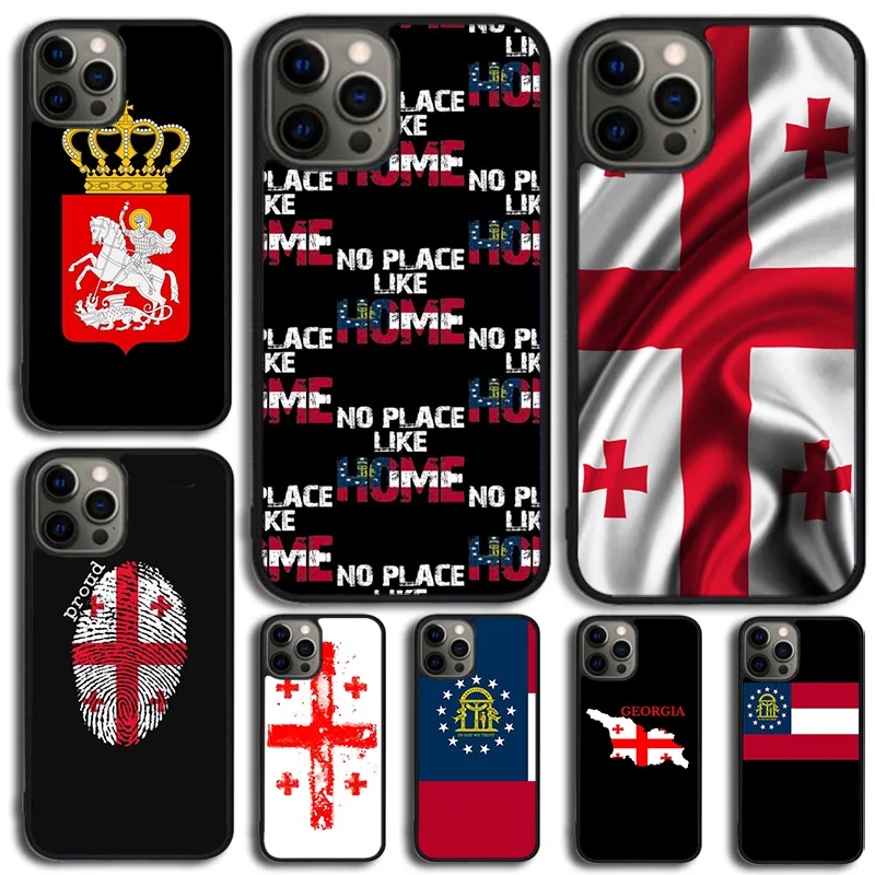 Funda iPhone Bandera de Georgia – Compatible varios modelos - imagen 3
