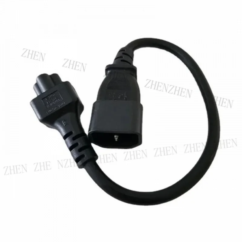 Y Y IEC320 C14 to C5 Male to Female PDU PSU Power Convter Extension Short Cable 30cm