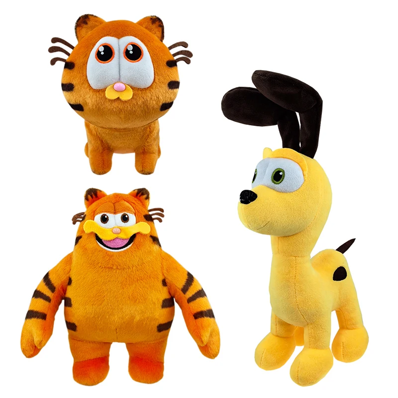 24-30cm New Garfield Plush Stuffed Toys Anime Cartoon Comics Figures Soft Dolls Children's Birthday Gifts Christmas Home Decor