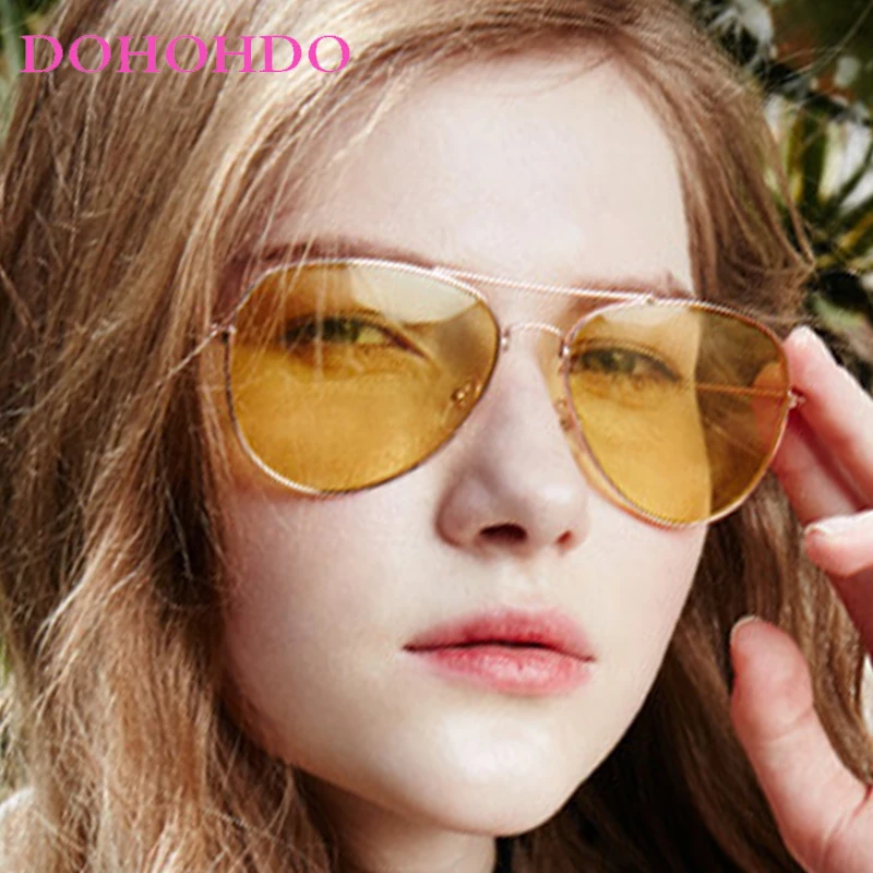 

Vintage Trendy Brand Designer Metal Oversized Pilot Sunglasses Women Men Driving Traveling Fishing Eyeglasses Unisex UV400 Оч