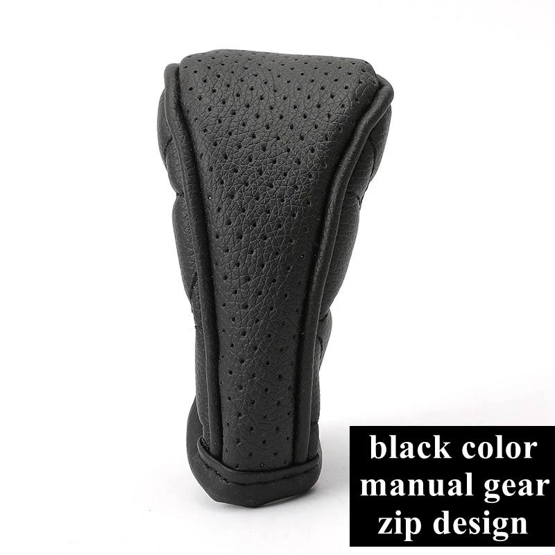 High Quality Gear Shift Knob Cover Gear Shift Non Slip Grip Handle Case Automobiles Gear Shift Collars Car Accessories Interior