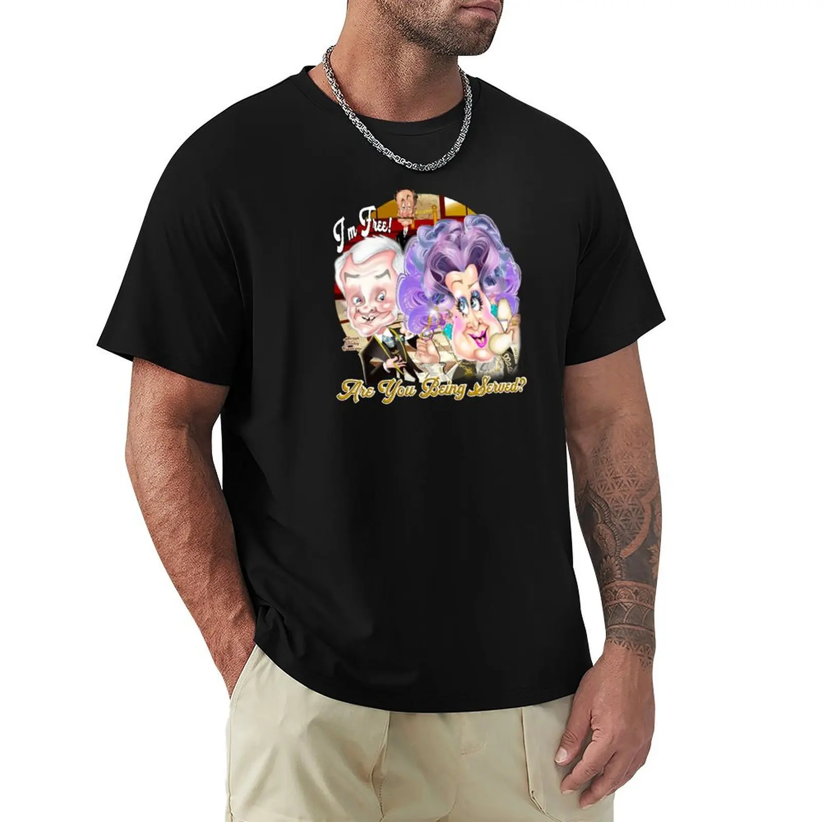 

Are You Being Served T-Shirt Basic Daily Outfit Short Sleeve Tee