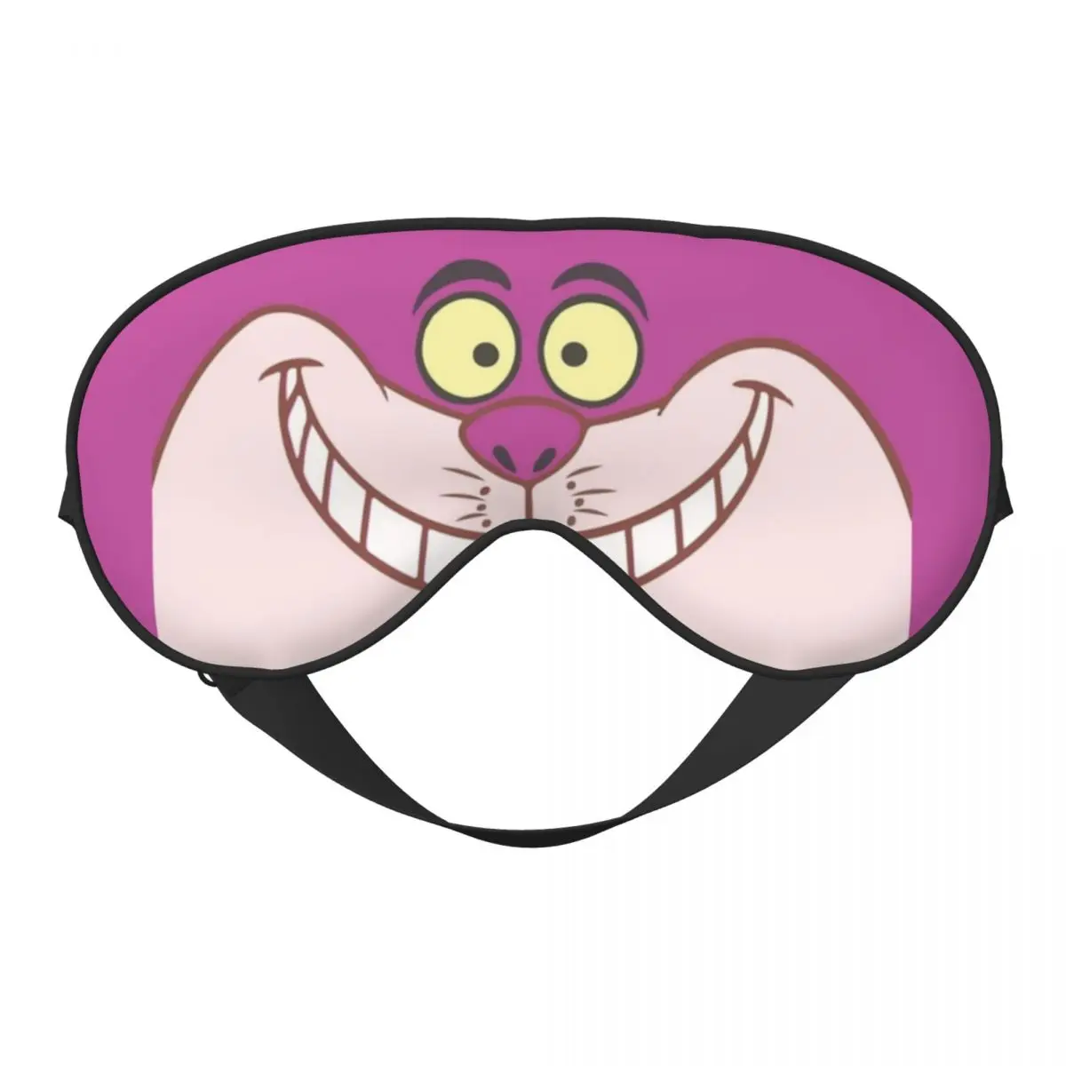 Cheshire Cat Smile Sleep Eye Mask for Men Women Zero Eye Pressure Sleeping Masks for Party