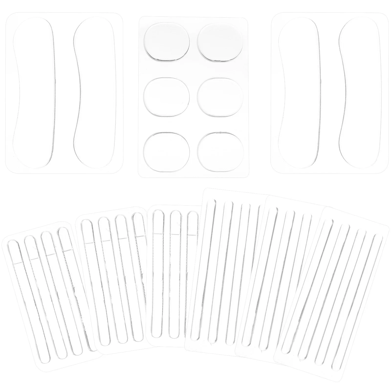 

9Pcs Heel Pads Anti-Wear Gel Cushion Adhesive Heel Grips for High Heels Sneakers Sandals Boots Prevent Blisters Pain Relief