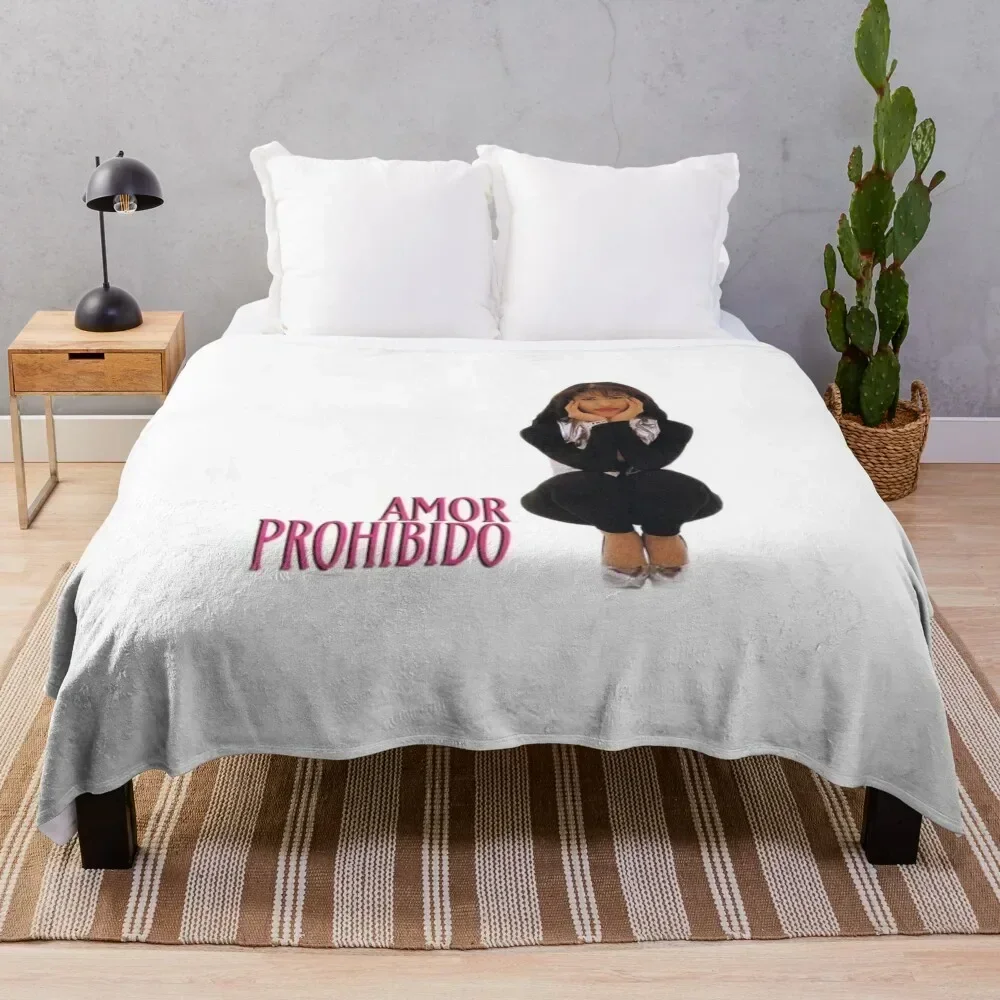 

Selena Quintanilla Amor Prohibido Throw Blanket Cozy Throw Blanket Birthday Gift for Him Her