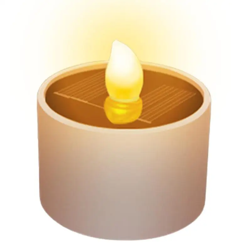 

Flameless LED Candle Solar Powered Decorative Candles Creative Led Tea Light Home Wedding Birthday Party Decoration Lighting