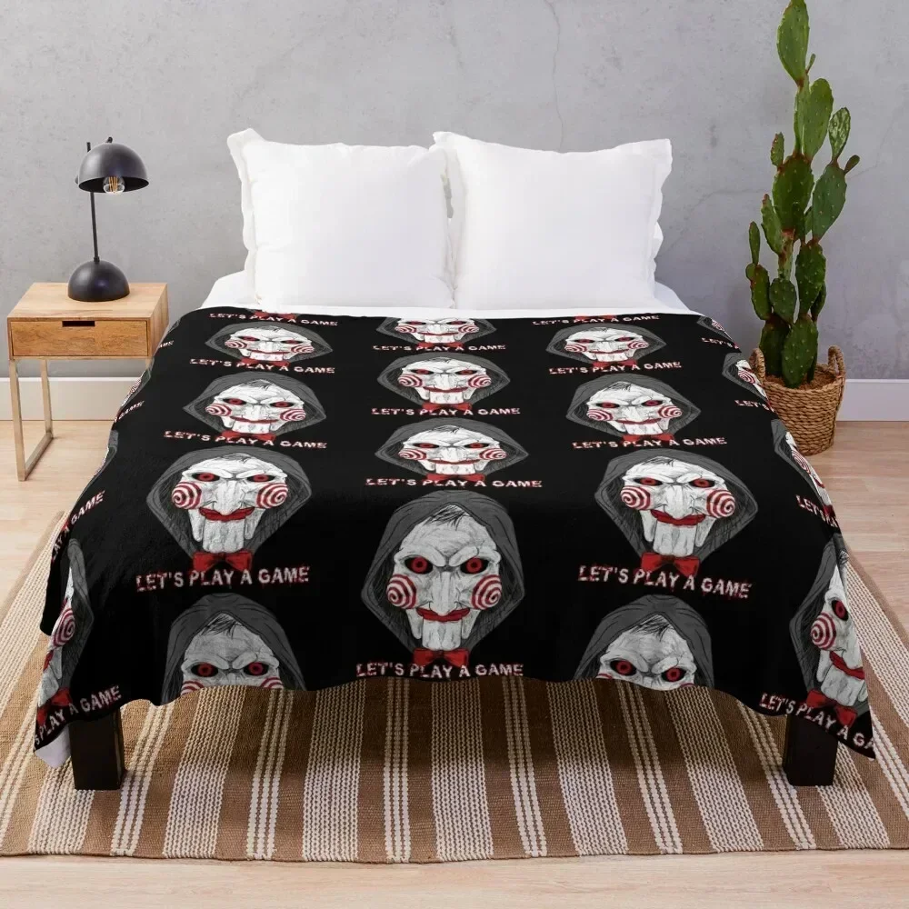 

SAW Movie fan art Throw Blanket Summer Cool Breathable Blanket for Sleeping
