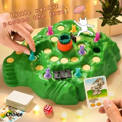 9Pcs New Rabbit Trap Puzzle Toy Children's Dual Play Multiplayer Board Game Competition Parent Child Interactive Strategy Game