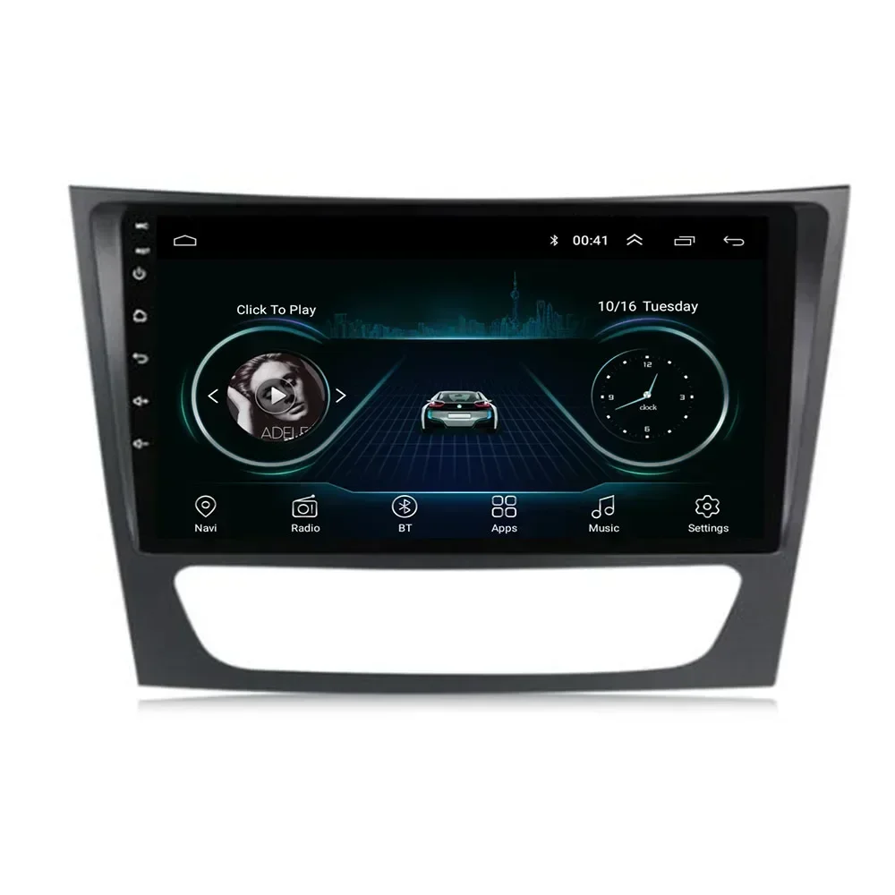 Android 13 Car Radio for Mercedes Benz E-class W211 E200 E220 E300 E350 E240 CLS 2002 - 2010 Multimedia Player 2 Din DVD