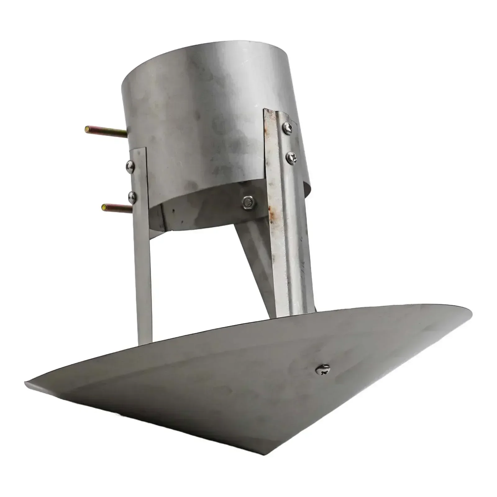 304 Stainless Steel Cap Fireplace Rain Hat Long-lasting Protection Silver Color Windproof Design Effective Rain Protection