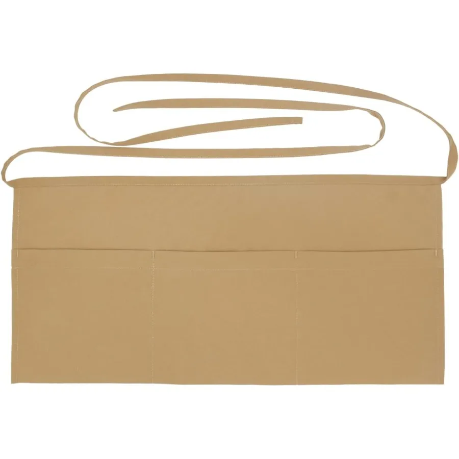 

Фартук для сервера на талии с 3 большими карманами, доступны 6 цветов