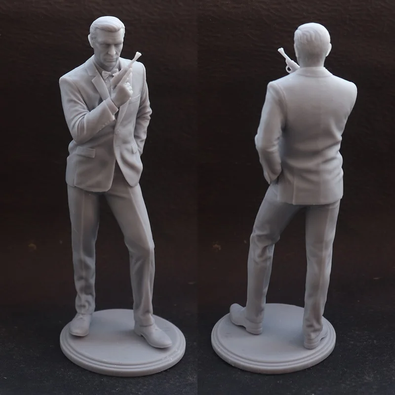 

1/18 100mm 1/24 75mm Resin Model Kits Movie 007 Unpainted Figure Sculpture No Color RW-1074