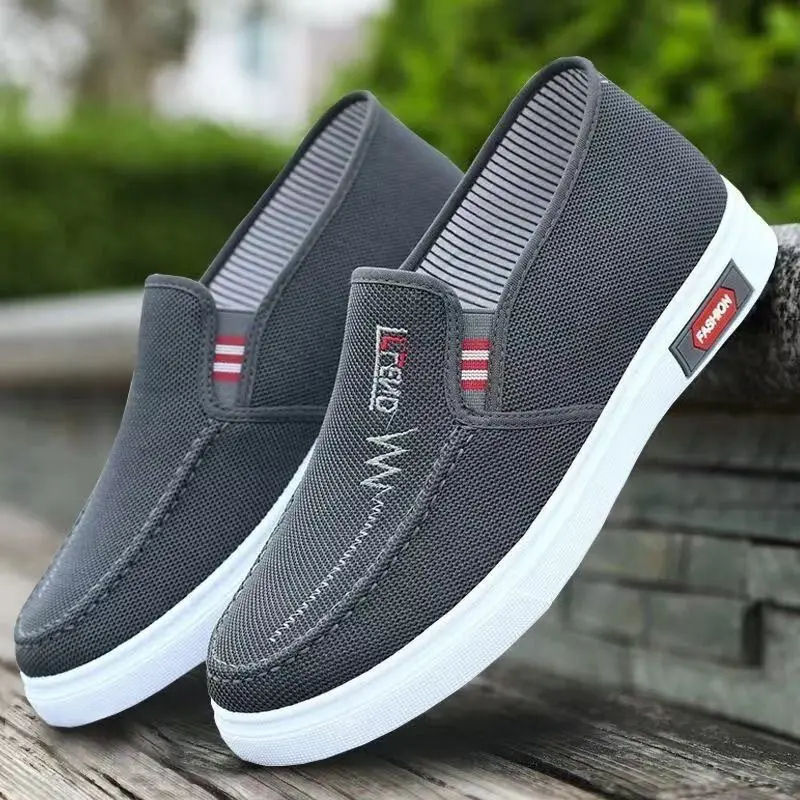 

Men's Canvas Shoes Anti-slip Wear-resistant Cow Tendon Bottom Beijing Old Work Shoes Lightweight Breathable Comfortable Casua...