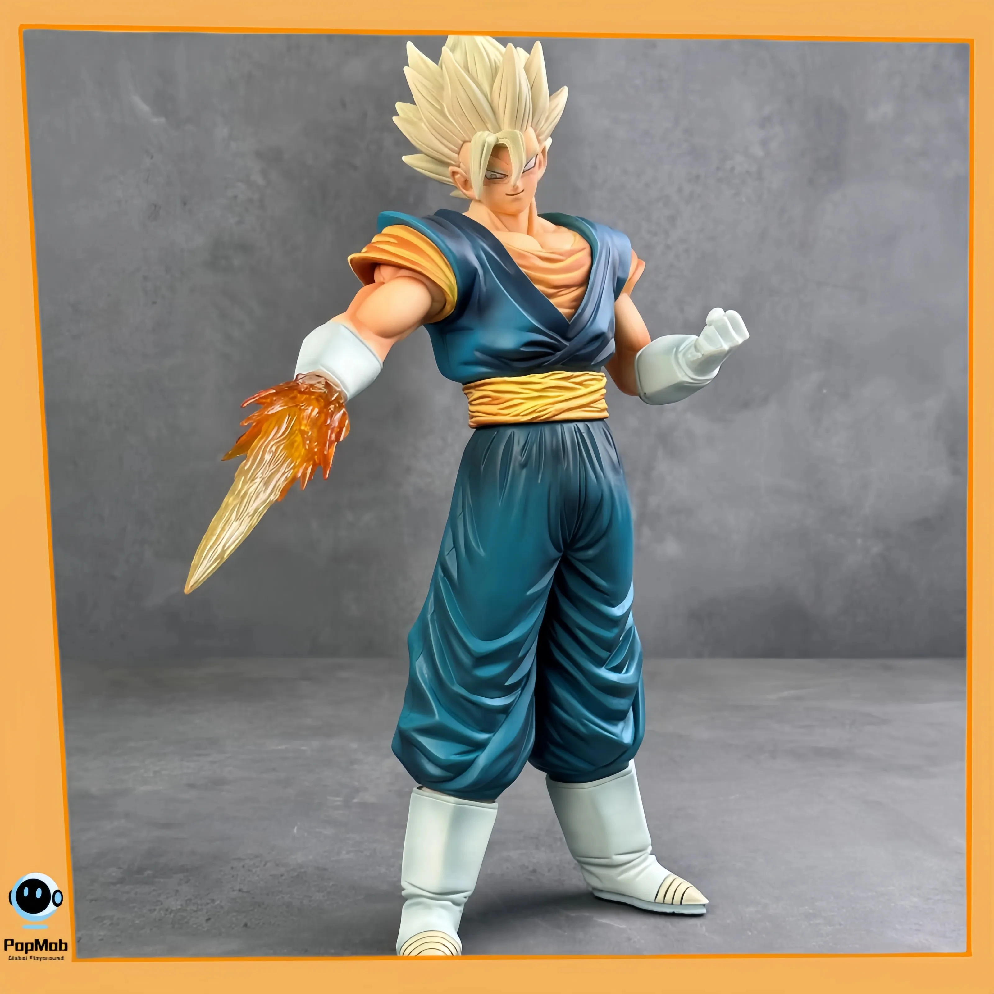 

Фигурка Super-Fusion 1:8 LED-Sword из ПВХ 30 см Ultimate Fighter Golden Hair + Blue Aura 360 ° Коллекционная модель аниме-дисплея Limited