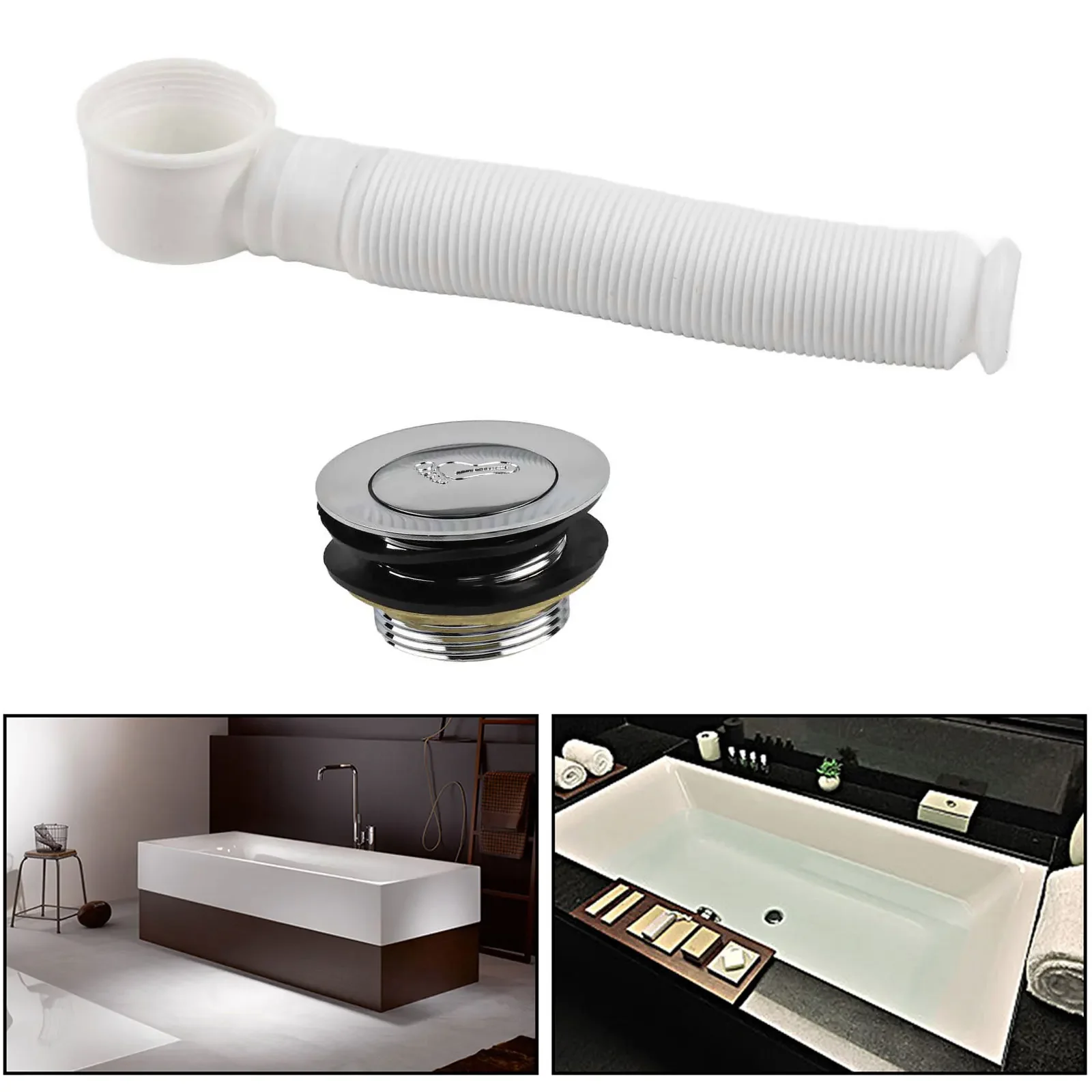 

Эффективная пробка для слива пола, как показано на рисунке. Пробка для слива ванны. Простая в эксплуатации. Эффективный водозащитный барьер.