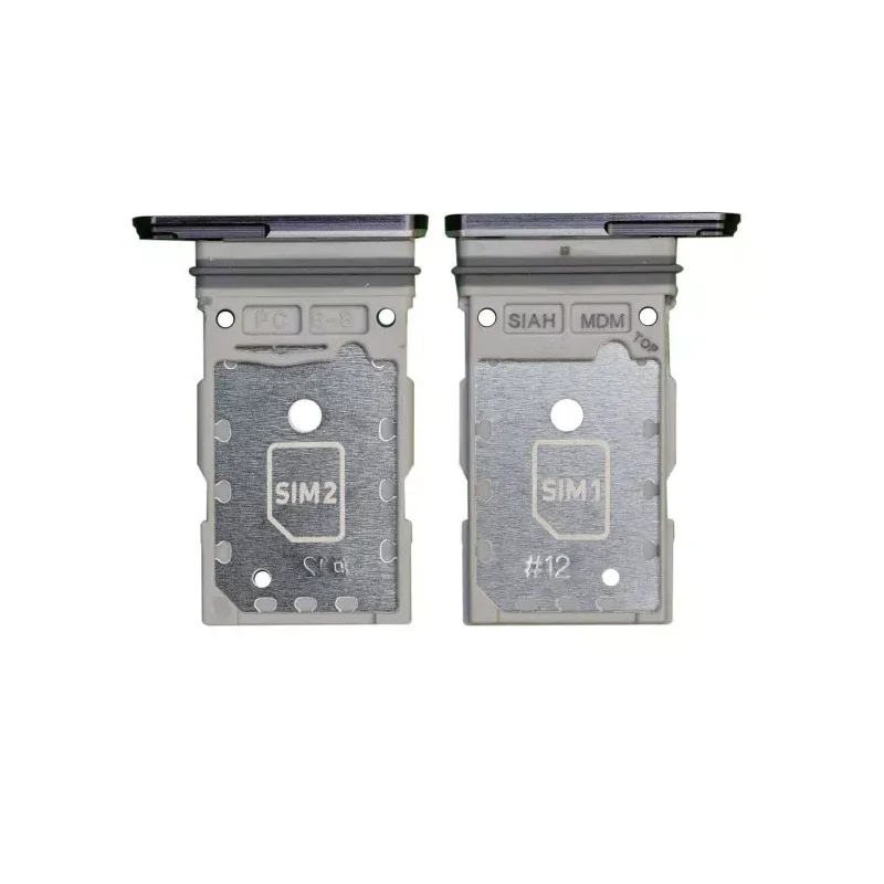 For Samsung Galaxy S23 Ultra S918 S918B Phone New Housing Chip SIM Card Tray Slot Holder Pocket Parts Single Dual SIM Black image 3
