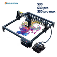 SCULPFUN S30 pro max S30 PRO S30 5w 10w 20W Laser Engraver Cutter with Automatic Air-assist DIY Desktop Laser Engraving Machine