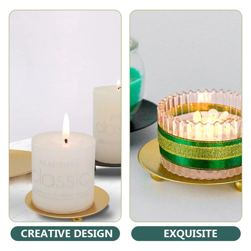 

4Pcs Holder Metal Art Romantic Design for Wedding Dining Table Centerpiece Decorative Tea Light Stand Home Decor