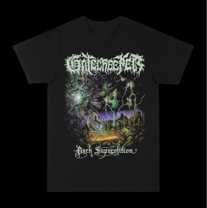New Hot Gatecreeper Band Dark Superstition Black S to 5XL Shirt