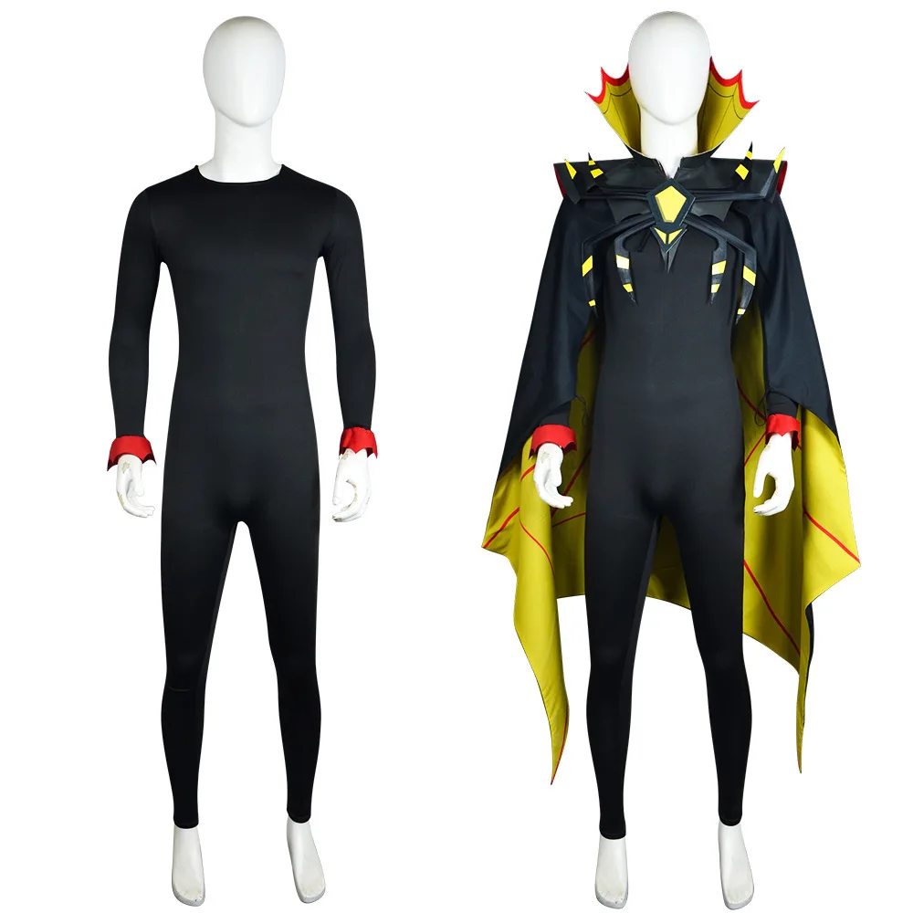 Hazbin Hotel Cosplay Costume Sinner Lord Zestial Coat Hat Set with Halloween Cloak and Spider Legs Accessories for Women Man - view 3