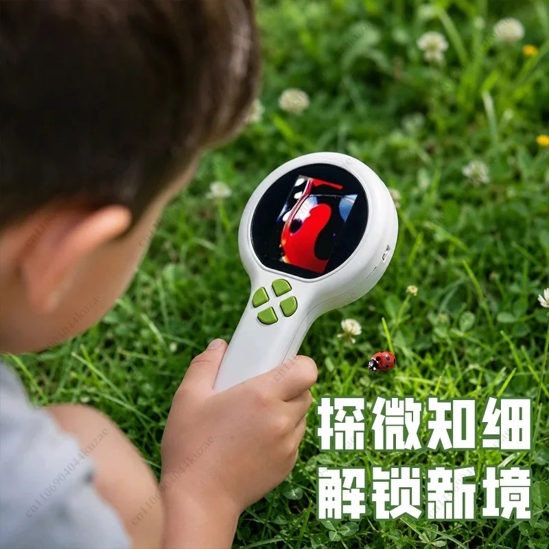Handheld Electronic Magnifier with High-definition Screen, Ideal for Outdoor Activities and Science Experiments
