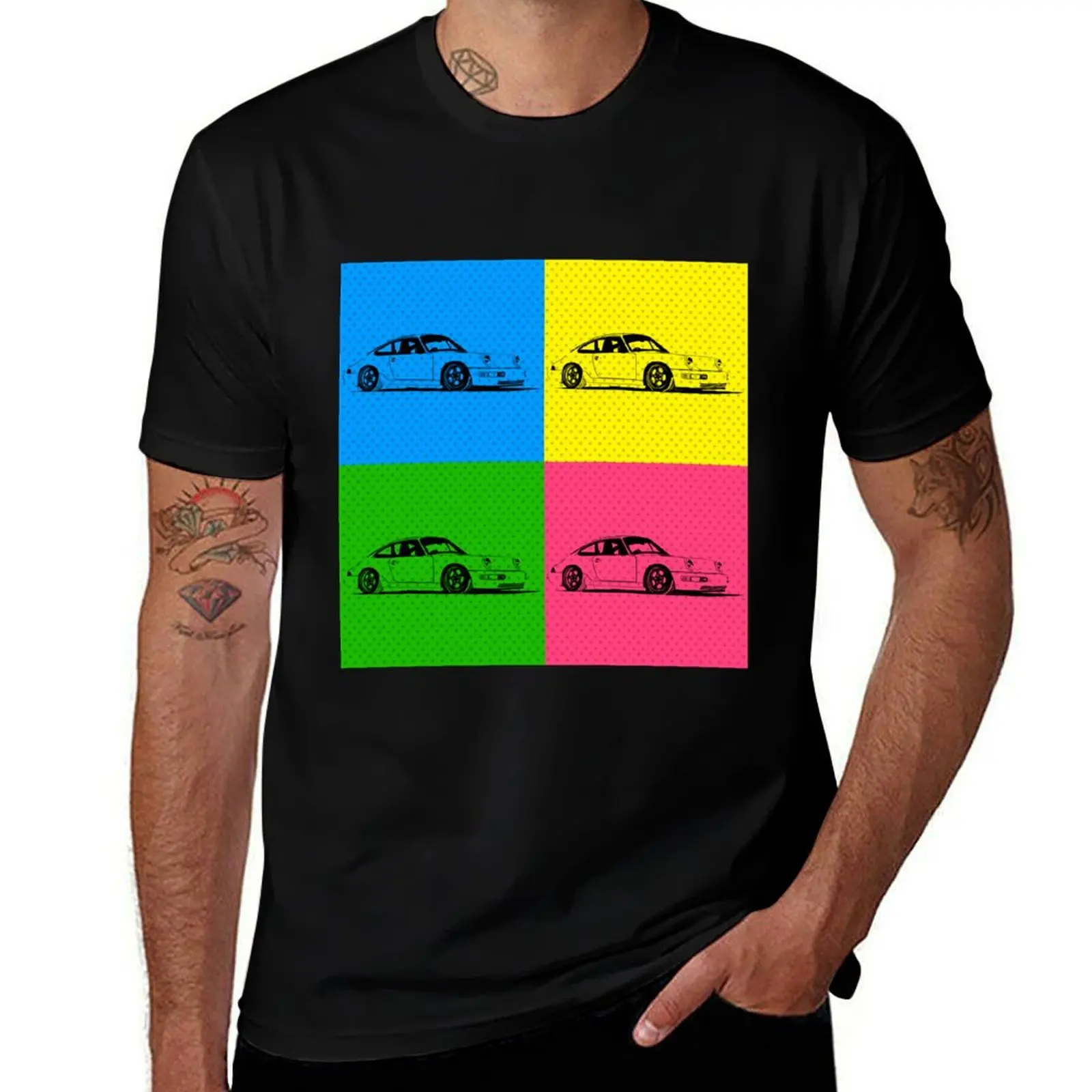 

aircooled art T-Shirt Basic Tee Shirt for Everyday Outfit