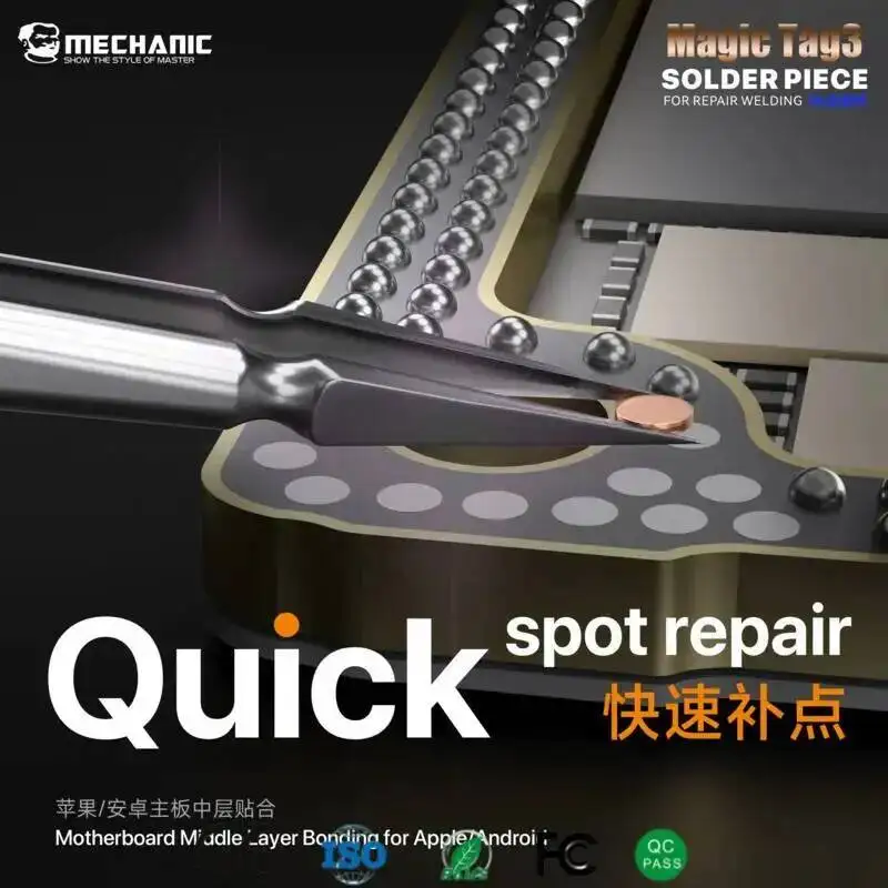 

MECHANIC Magic Tag 3 Solder Piece for Repair Welding 0.28/0.3mm Phosphor Bronze for iPhone Samsung Motherboard Middle Layer Pad