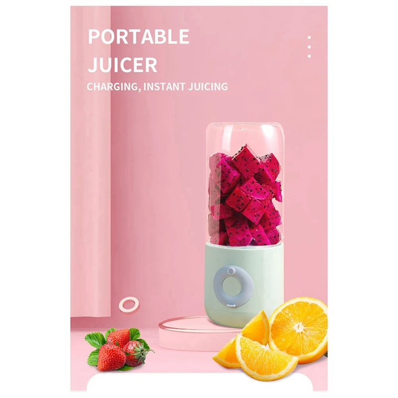 A68M-Portable Blender Electric USB Mixer Juicer Machine Mini Food Smoothie Handheld Personal Fruit Squeezer Juicer 500ML
