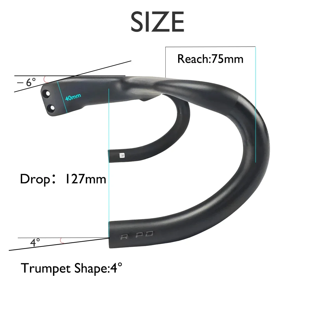 ROV Fit SL8 Full Internal Cable Routing T1000 Carbon Integrated Cockpit Di2 Carbon Bike Handlebar Road Bicycle Accessories