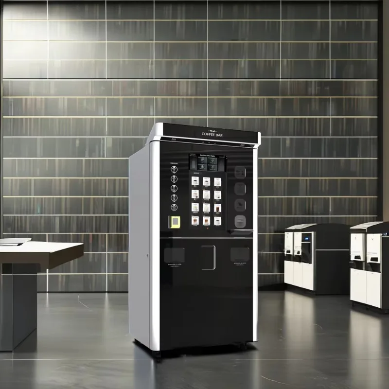 Distributore automatico di caffè completamente automatico Macchina per caffè da chicchi a tazza per ufficio/ristorante/hotel