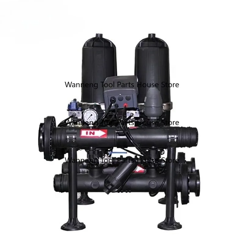 2 Inch 2 Unit T Type Automatic Backwash Disc Water Filtration System for Agriculture Irrigation