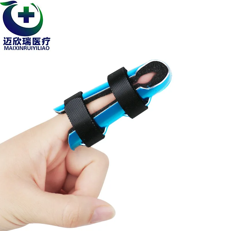 Aluminum Alloy Finger Fracture Fixation Splint Finger Stall Fixer Phalanx Bending Straightening Correction Rehabilitation Brace