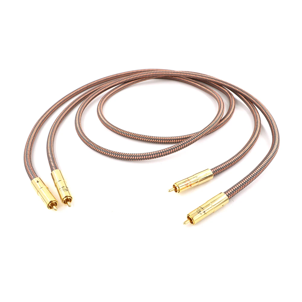 Hoge Kwaliteit Hifi Rca Kabel Accupase 40th Anniversary Edition Rca Interconnect Audio Kabel Vergulde Stekker