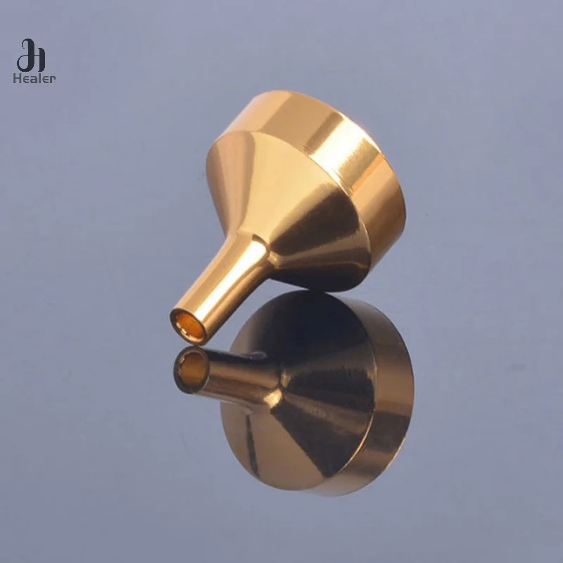 Imbuto in metallo con imbuto liquido per olio da cucina Mini 3 pezzi con filtro staccabile imbuto a bocca larga per conserve di forniture da cucina