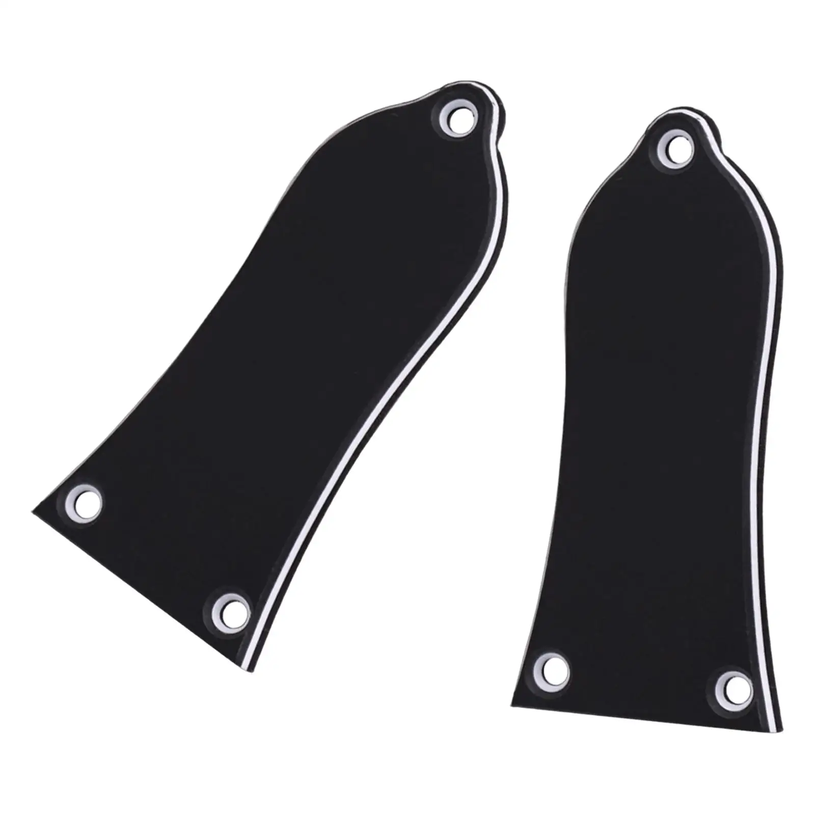 2 Pieces Electric Guitar Neck Plate Accessories for Guitar Masters Guitarist